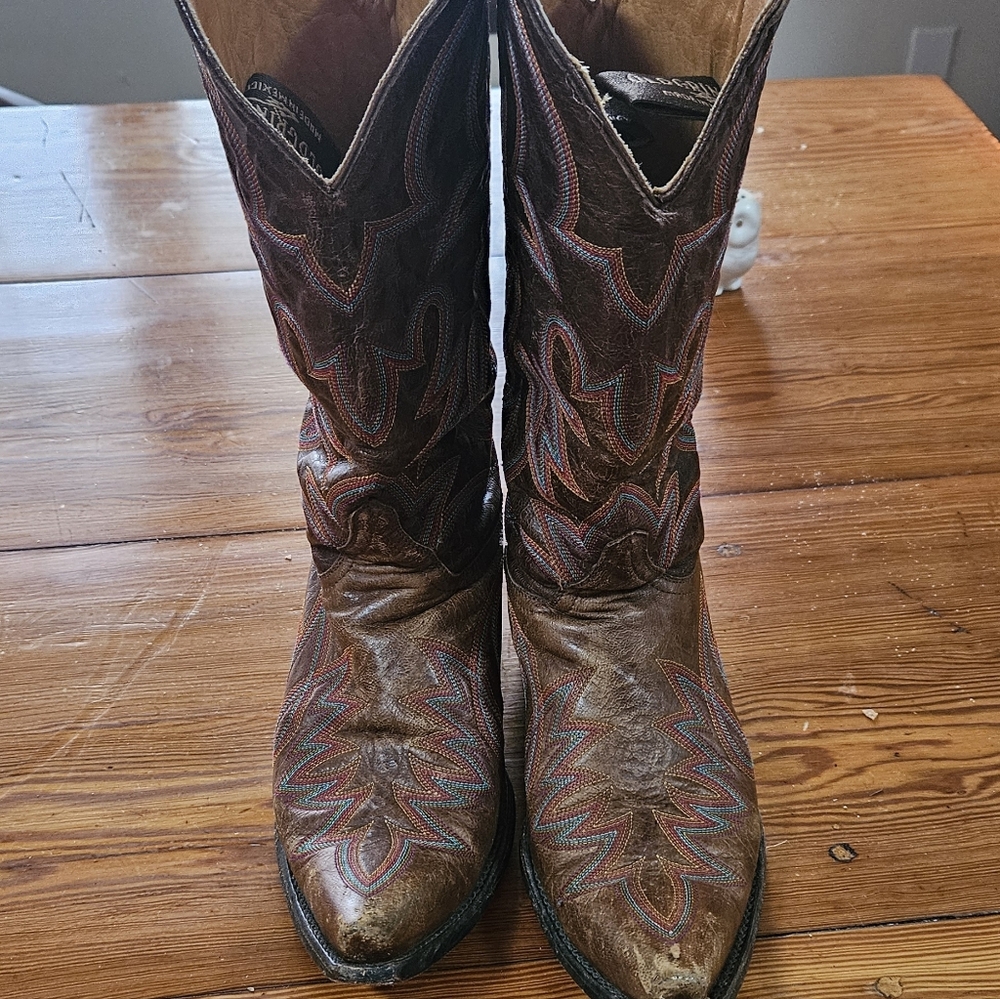 Old Gringo Brown and Blue  Boots